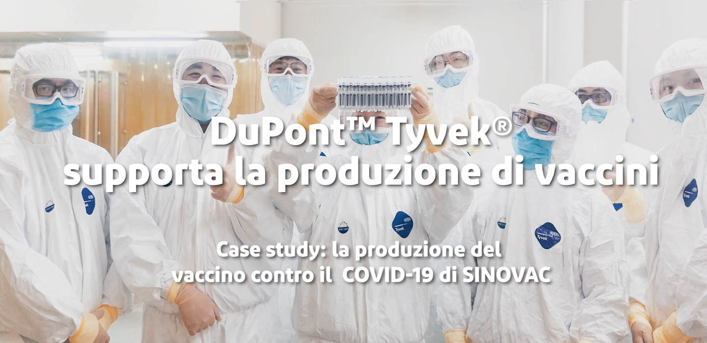 DuPont™ Tyvek® supporta la produzione del vaccino contro il COVID-19 di SINOVAC